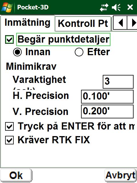 Avsluta polylinje 3.