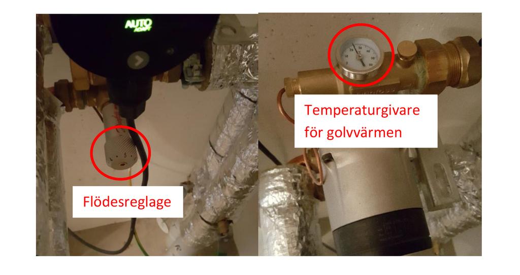 Upplevs golvvärmen för kall trots att temperaturen är inställd på 20+ grader så är det troligtvis flödet som behöver justeras.