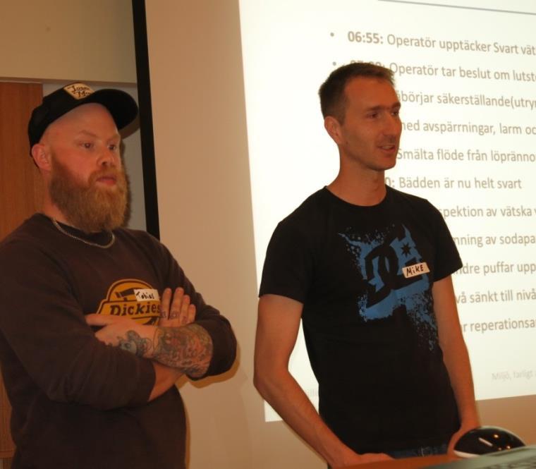 Sida 13 av 27 Tobias Gren och Mike Weiland Billingsfors Händelserna har även hanterats i skadegruppen. I skadebanken har skadan registrerats som 2016-06.