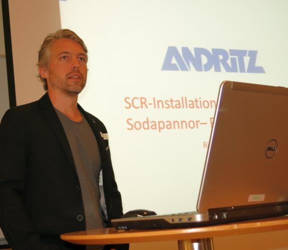 Sida 15 av 27 2.12 NOx reducering med SCR, Rikard Perman - Andritz Rikard presenterade Andritz koncept för NOx-reduktion med SCR (Selective Catalytic Reduction).