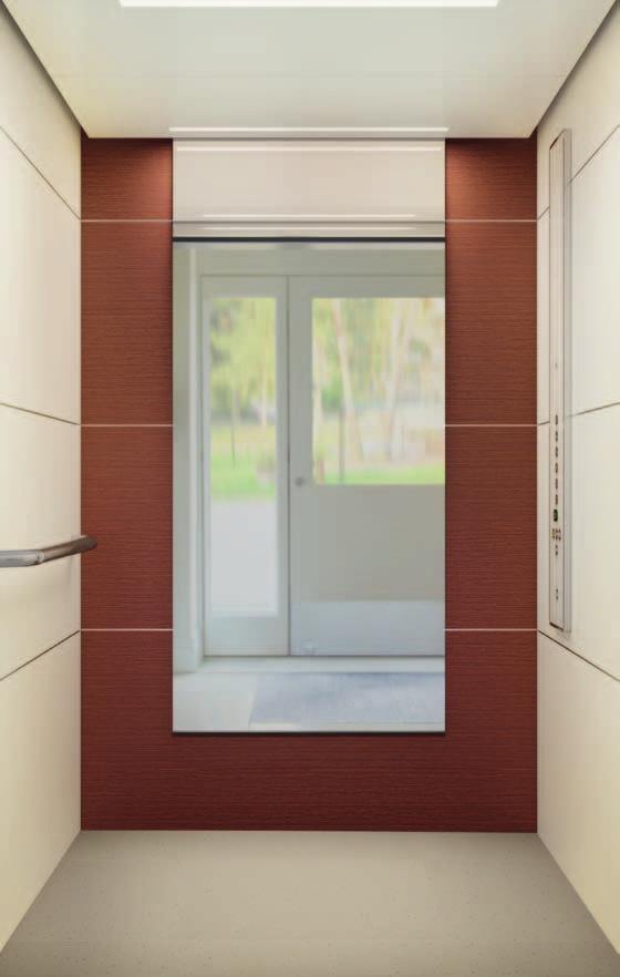 Modern och prisbelönad design Välj en hissinteriör från våra serier Modern Simplicity, classic chic eller industrial chic och ge din byggnad ett helt nytt utseende.
