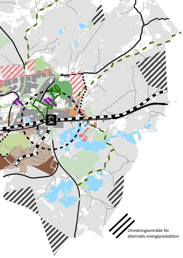 Nllalternativ Nllalternativet bedöms inte innebära någn förbättring avseende energianvändningen då utredningsmråden för förnyelsebar energiprduktin saknas.