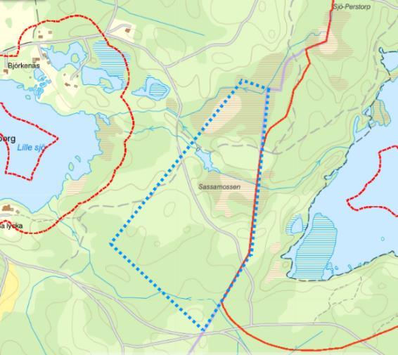 Flera av de utpekade mrådena gränsar till strandskyddade mråden ch mråden med värdefulla naturvärden.