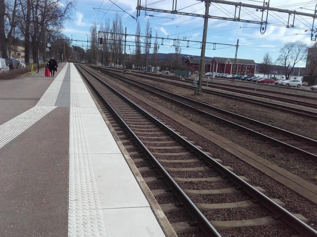 Bild 2. Järnvägsstationen i Arvika, mars 2017. Foto: Rolf Granér 7.