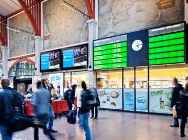 stationen 38 % besöker stationen flera