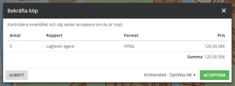 Du får då upp en dialog enligt figur 51, där ser du de alternativ som finns att välja mellan när du önskar att filtrera din fastighetssökning. (Figur 50. Fastigheter.) (Figur 51.