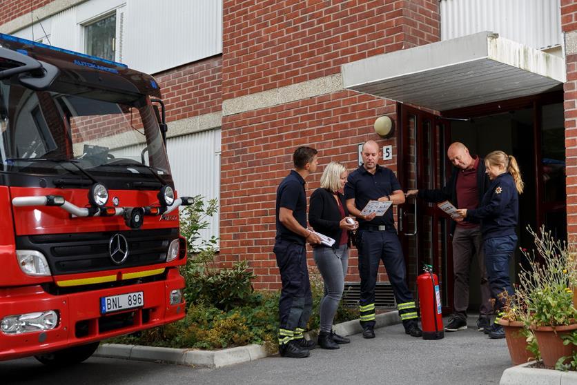 Genomförande Knackar dörr Information Brandvarnare Brand i bostaden