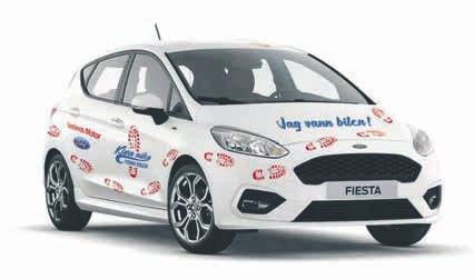 Alla som klarar utmaningen är med i utlottning av en ny Ford Fiesta.