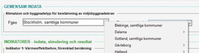 Det är endast för klimatmodellen som riktad operativ temperatur kan simuleras och det finns möjlighet att beräkna vertikal temperaturgradient.