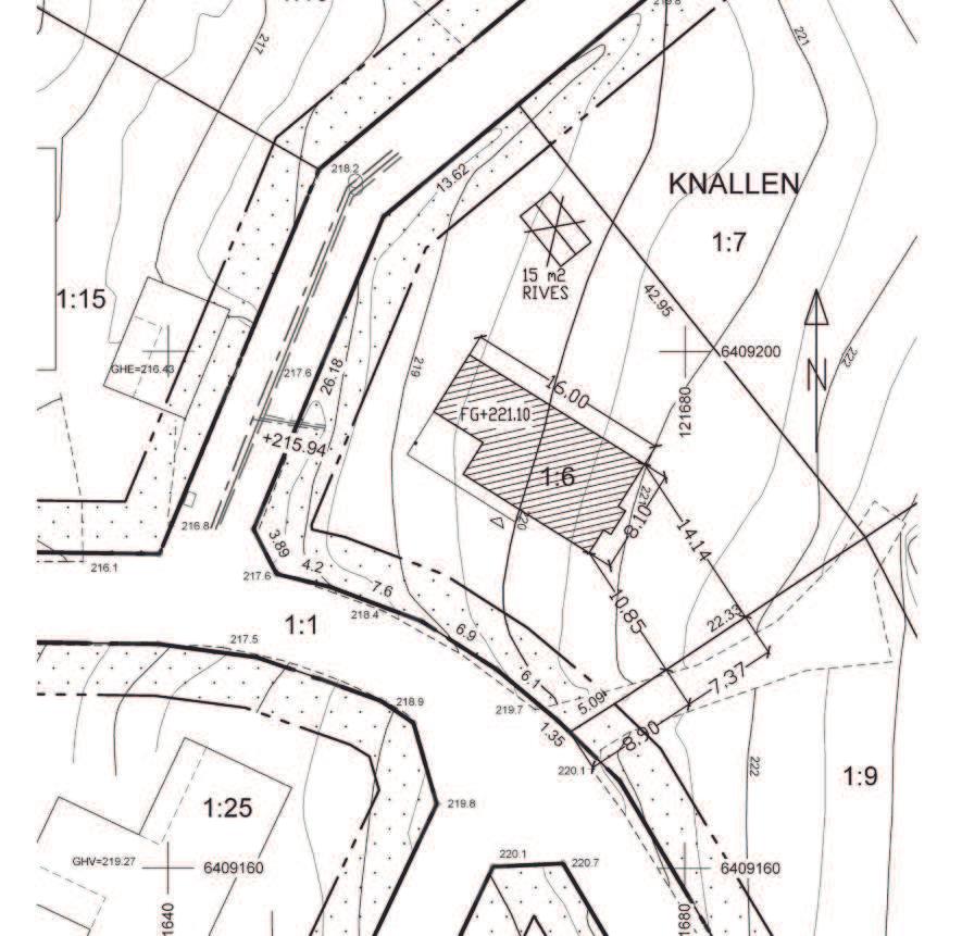 Situationsplan Situationsplanen ska visa husets placering på tomten och kan baseras på en nybyggnadskarta som levereras av kommunen eller på en fastighetskarta från Lantmäteriet.