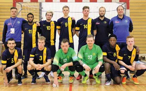 INTERNATIONELLA TÄVLINGAR NBM i futsal Riga, Lettland 16-19 november Damerna vann guld i det inofficiella mästerskapet och de svenska herrarna tog en bronsmedalj i det officiella mästerskapet.