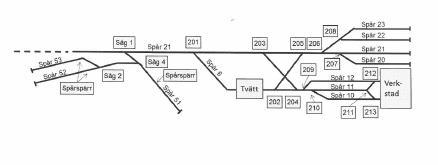 Sida 14 av 110 Anläggningens spårområde och