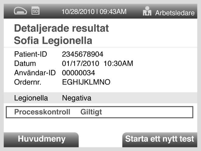 KÖRA TEST MED SOFIA 2 1. Ange användar-id med hjälp av streckkodsläsaren eller manuellt med hjälp av knappsatsen på skärmen. OBS!