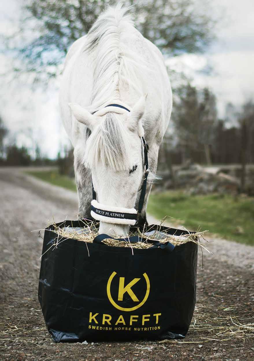 KRAFFT RÄTT FODERSTAT RÄTT FODERSTAT TILL ALLA HÄSTAR Hästars näringsbehov varierar kraftigt, bl. a. på grund av deras användning och ålder.