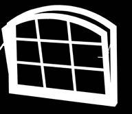 fönster/vit, valvat: Fast 320:- (400:-) Öppningsbart 605:- (756:-) Fast 390:- (488:-) Öppningsbart 655:- (819:-) Utanpåliggande spröjspartier till rektangulära och valvade fönster A. B. C. D. E.