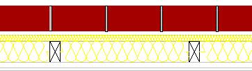 Tegel, regelstomme/isolering Exempel på uppbyggnad: tegel luftspalt