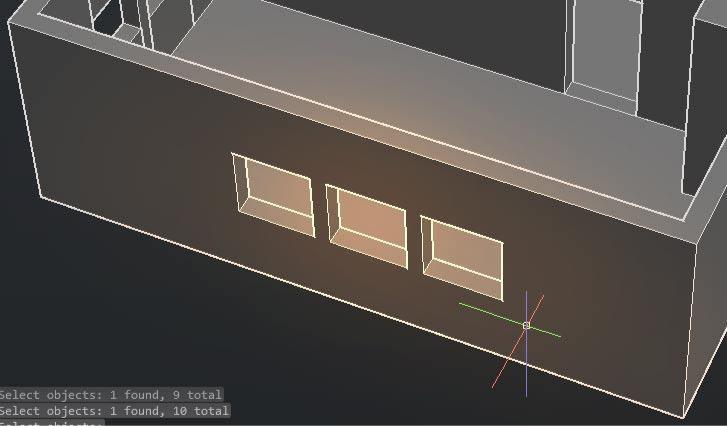 Gå in på fliken 3D Tools > fältet Solid Editing > knappen Union. 6.2.