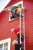 Brandstegar till villor, bostads- och kontorsfastigheter Färdiga oduler so kan onteras på alla typer av hus och fasader.