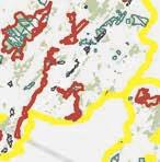 VT 2 BRÄCKE-ÅNGE VÄRDETRAKT 0 20 km Värdetrakter identifierade av skogsstyrelsen och naturvårdsverket Avverkningsanmälningarna på bolagsmark aktuella under inventeringsbesöken Identifierad skyddsvärd