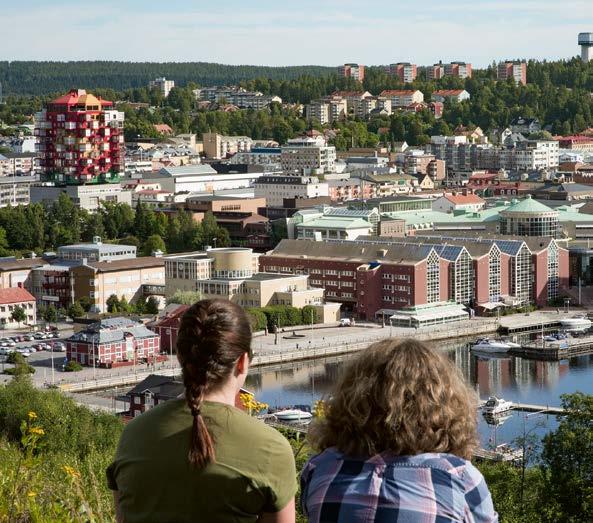 KOMMUNER SOM INGÅR Utsikt från Varvsberget. Foto: P-O Sedin Väven.