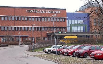 Centralsjukhuset i Karlstad. Fotograf: Janee, CC BY-SA 3.0.