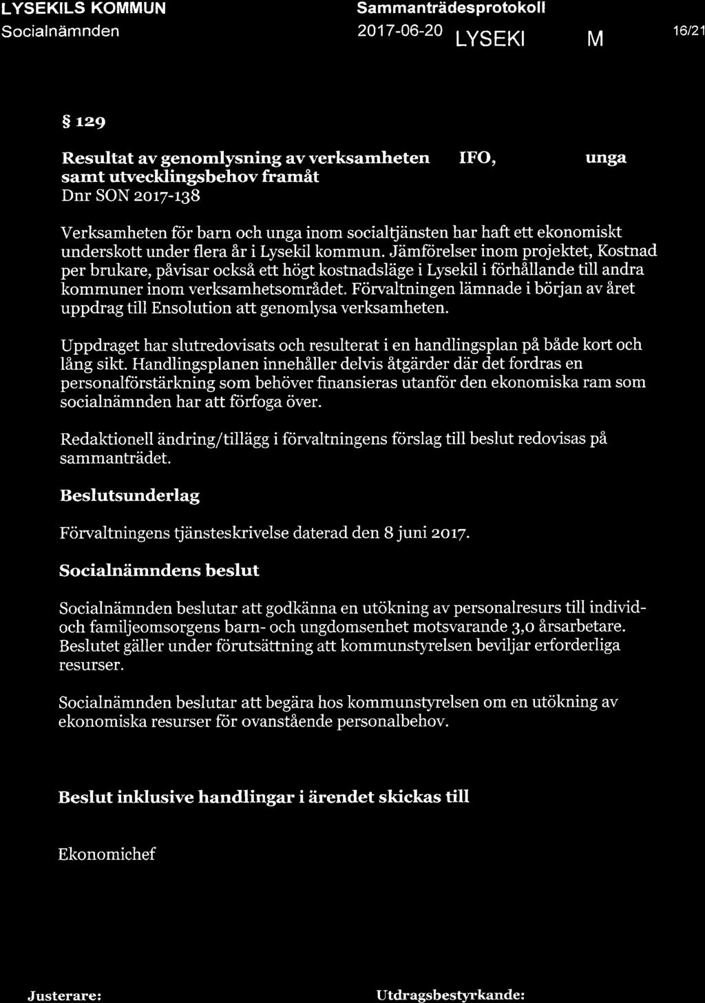 LYSEKILS KOMMI.