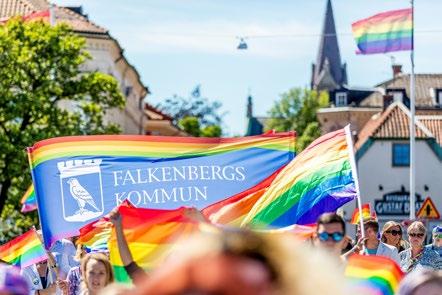 00 Ivigig Pride Falkeberg Som kommualråd i Falkeberg sa ho för 5 år seda ja till e Pridefestival.