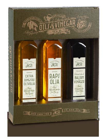 Oils & Vinegar Extra Jungfru Olivolja (Spanien) Denna extra jungfruolivolja från är kallpressad och har en ljusgrön smakkaraktär som påminner om gräs och unga blad.