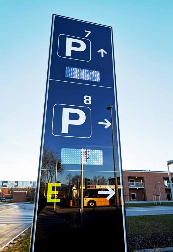 Via är ett flexibelt skyltsystem, som lätt kan anpassas för