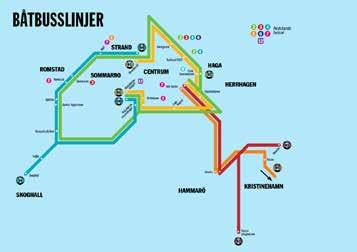 LINJEKARTOR För att öka tydligheten och göra det enklare för resenären så har