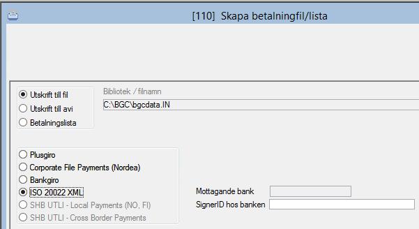 Leverantörsbetalningar (16448) Betalningsfilen för leverantörsbetalningar blir fel om skräptecken finns i leverantörsregister.