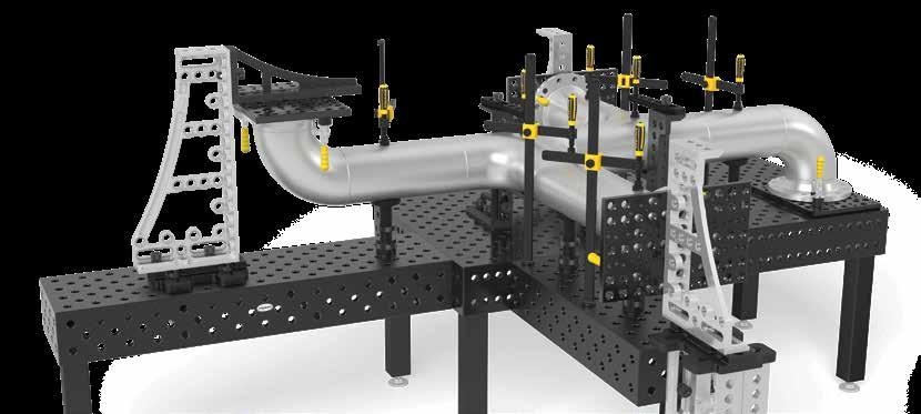 FLÄNS 16 22 28 Uppspänningsplatta 350 för DIN fläns Fastspänning platta 350 för DIN flänsar är fäst med fastspänning bultar till Siegmund-assemblies (e.g. rutor).