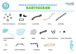 DAG 4 AKTIVITETER (K1, K2, K3, K4, K7) Helhet 1: Bli bekant med orientering (K3, K4) BINGO MED KARTTECKEN Spela bingo med karttecken.