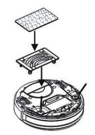 rengöringstrasa eller liknande. 5. Rengöra sugöppning Torka av sugöppningen (se bilden nedan) med mjuk rengöringstrasa eller liknande.