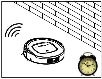 Egenskaper 2. Punktdammsugning Robotdammsugaren dammsuger intensivt i ett spiralmönster när den upptäcker ett mycket smutsigt område. 3.