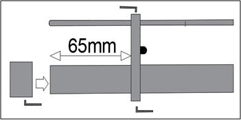 X = A - 15 mm - 19 mm 2 Vägg- och golvprofilerna limmas. Positionera dom med hjälp av dubbelhäftande tejp.