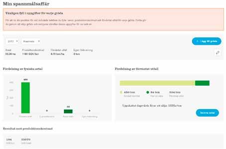 DIGITALA ERBJUDANDEN Min spannmålsaffär Den digitala verktygslådan växer hela tiden, ett av de senaste tillskotten är Min spannmålsaffär.