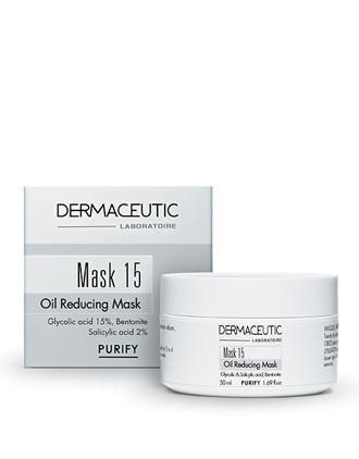 Mask 15 Mask 15 är en peeling mask som tar bort orenheter och döda hudceller. Genom sin exfolierande verkan hjälper den till med cellförnyelsen och tar bort överskott av talg.