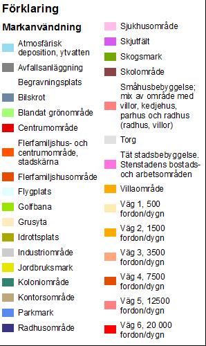 Dessa samtolkas till klasser enligt den indelning som används i StormTac-modellen.