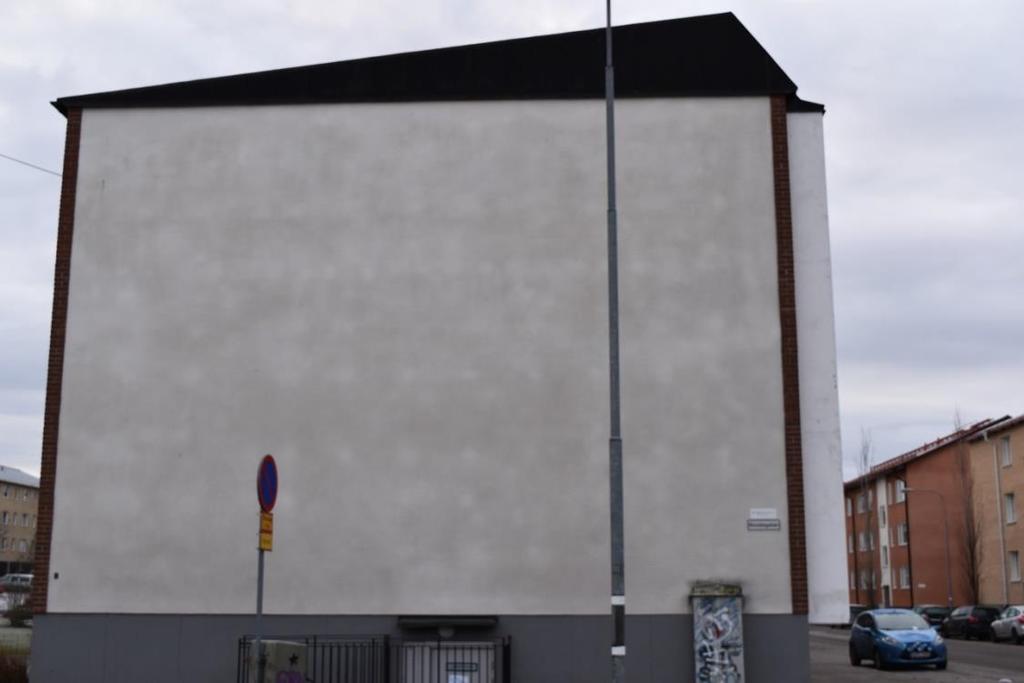 Husfasad, väggavel, Bondegatan 35 Även denna husgavel är
