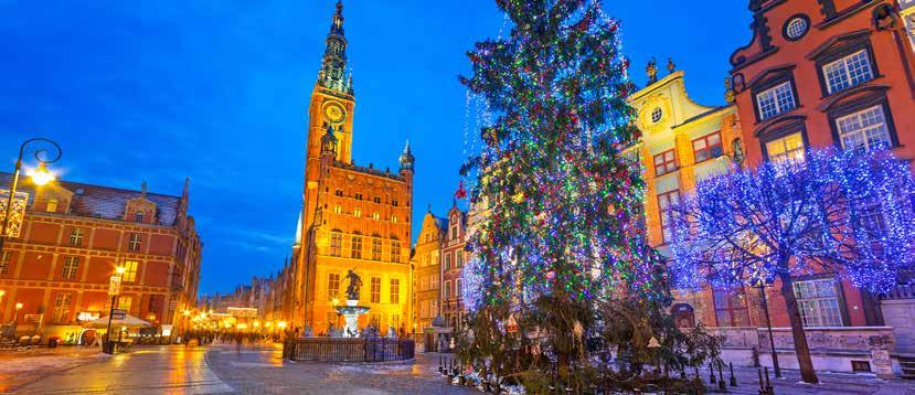 Gdansk julmarknad 4 dagar 3 195:- Följ med på en trivsam julmarknadsresa till polska Gdansk, en av Östersjöområdets mest storslagna städer.