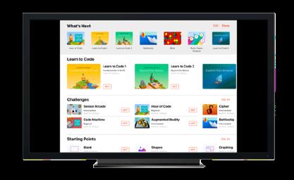 Kom igång med Swift Playgrounds Swift Playgrounds är en kostnadsfri ipad-app som lär ut kodning med riktig Swiftkod på ett roligt och interaktivt sätt.