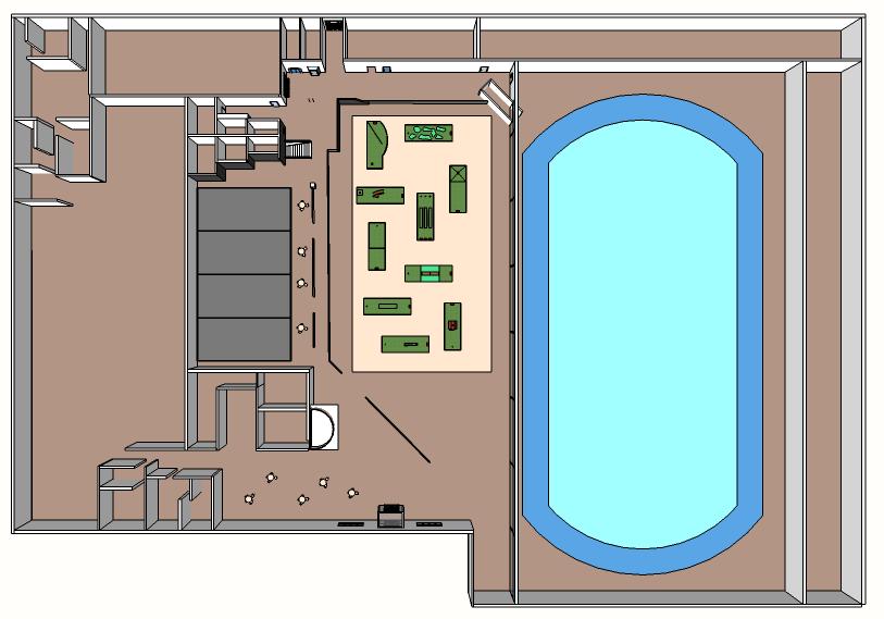 Prototyper En enkel digital modell av Munktellarenan byggdes i 3D-programmet SketchUp, med syfte att skapa underlag för att kunna utföra tester.