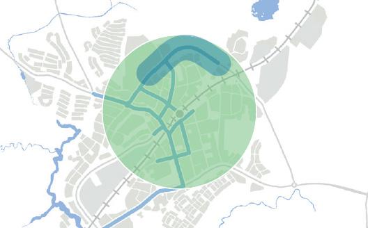 Att förtäta i och kring miljonprogramsområdena samt längs strategiska stråk bidrar till en mer sammanhängande stad samtidigt som stadsdelar med sämre förutsättningar får möjlighet att utvecklas.