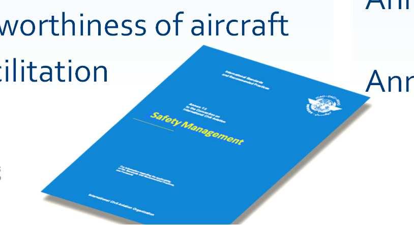 ICAO Annexes Annex 1 Personnel licensing Annex 2 Rules of the air Annex 3 Meteorological service for international air navigation Annex 4 Aeronautical charts Annex 5 Units of measurement to be used