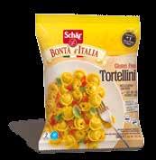 Tortellini, 300 g ENERGI kj 1154 kcal 274 7,3 g 2,9 g 41 g 0 g 0 g 11 g 1,5 g Ingredienser: äggpastadeg/-deigen 66% (majsstärkelse/maisstivelse, ägg 30%, rismjöl, vatten, äggvita/eggehvite 1%,