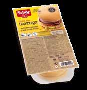 8 Hamburger, 300 g (4 x 75 g) ENERGI kj 855 kcal 202 1,1 g 0,1 g 42 g 7,7 g 5,7 g 3,2 g 0,87 g Ingredienser: vatten/vann, risstärkelse/-stivelse, rismjöl, majsstärkelse/maisstivelse, hirsmjöl,