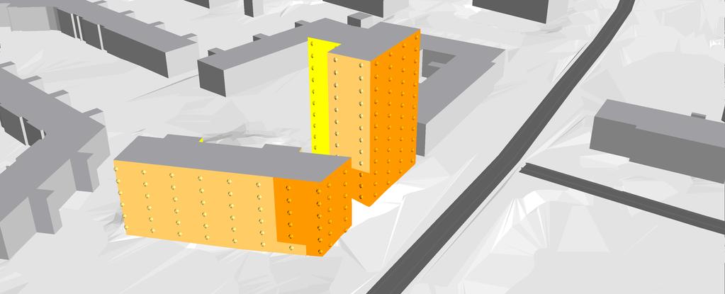 Elevation 2 < <= 2 Kv Laggkärlet 7, Linköping Trafikbullerutredning Dygnsekvivalenta ljudnivåer vid fasader