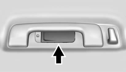 168 BELYSNING Tryck på lampglasen ovanför de bakre passagerardörrarna.
