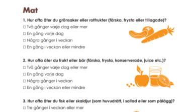 Socialstyrelsens kostindex Har du gått ned i vikt? Kan du äta som vanligt? Undervikt enligt BMI?